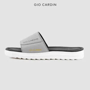 JUDE SLIDES | GREY / GREY / WHITE | UNISEX