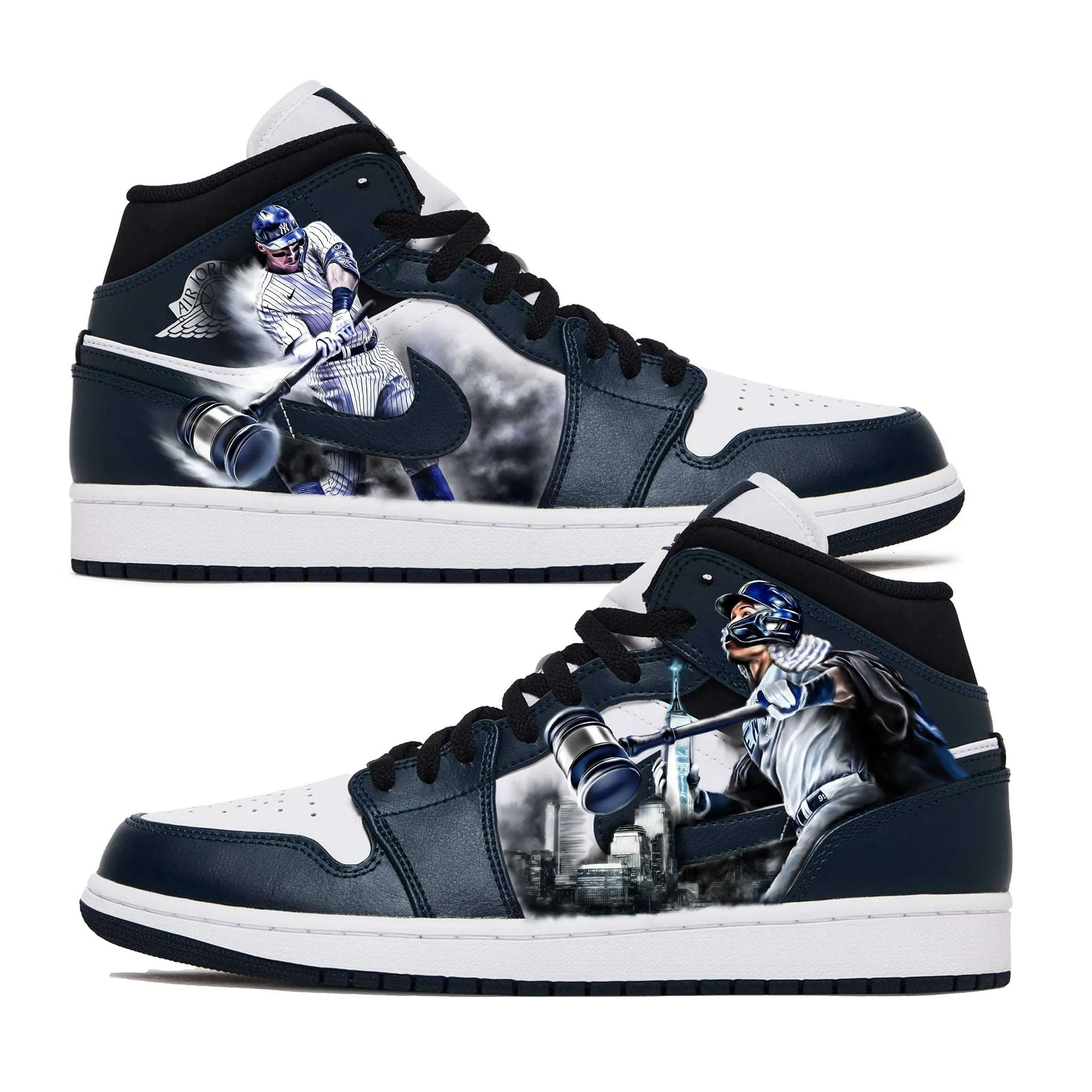 Judgement Day | Aaron Judge Nike Jordan 1 Mid Navy | LIMITED EDITION of 62