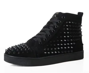 Justin Vulenta Suede High Top Spike Stylish Sneakers
