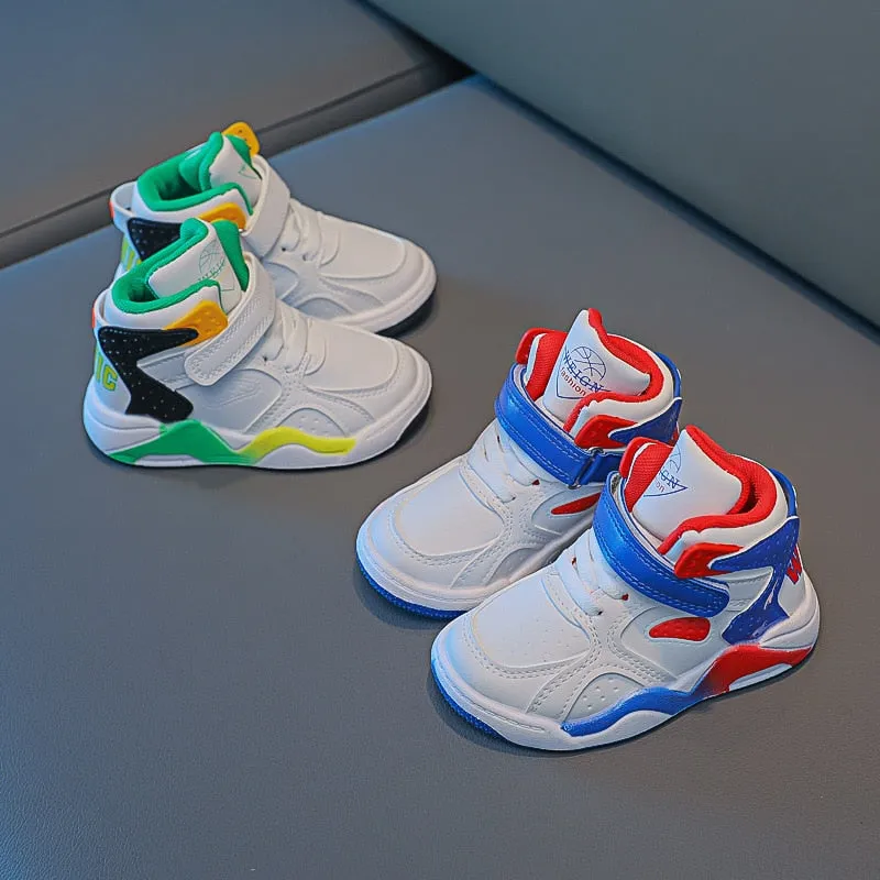 Kids Fashion High-top Sneakers for Boys Girls