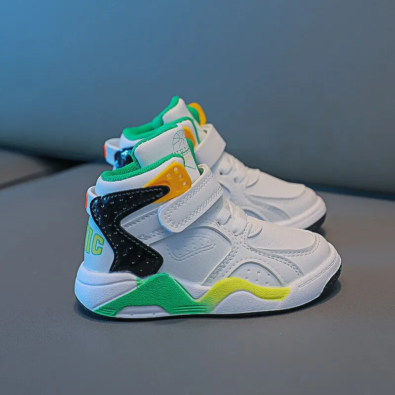 Kids Fashion High-top Sneakers for Boys Girls