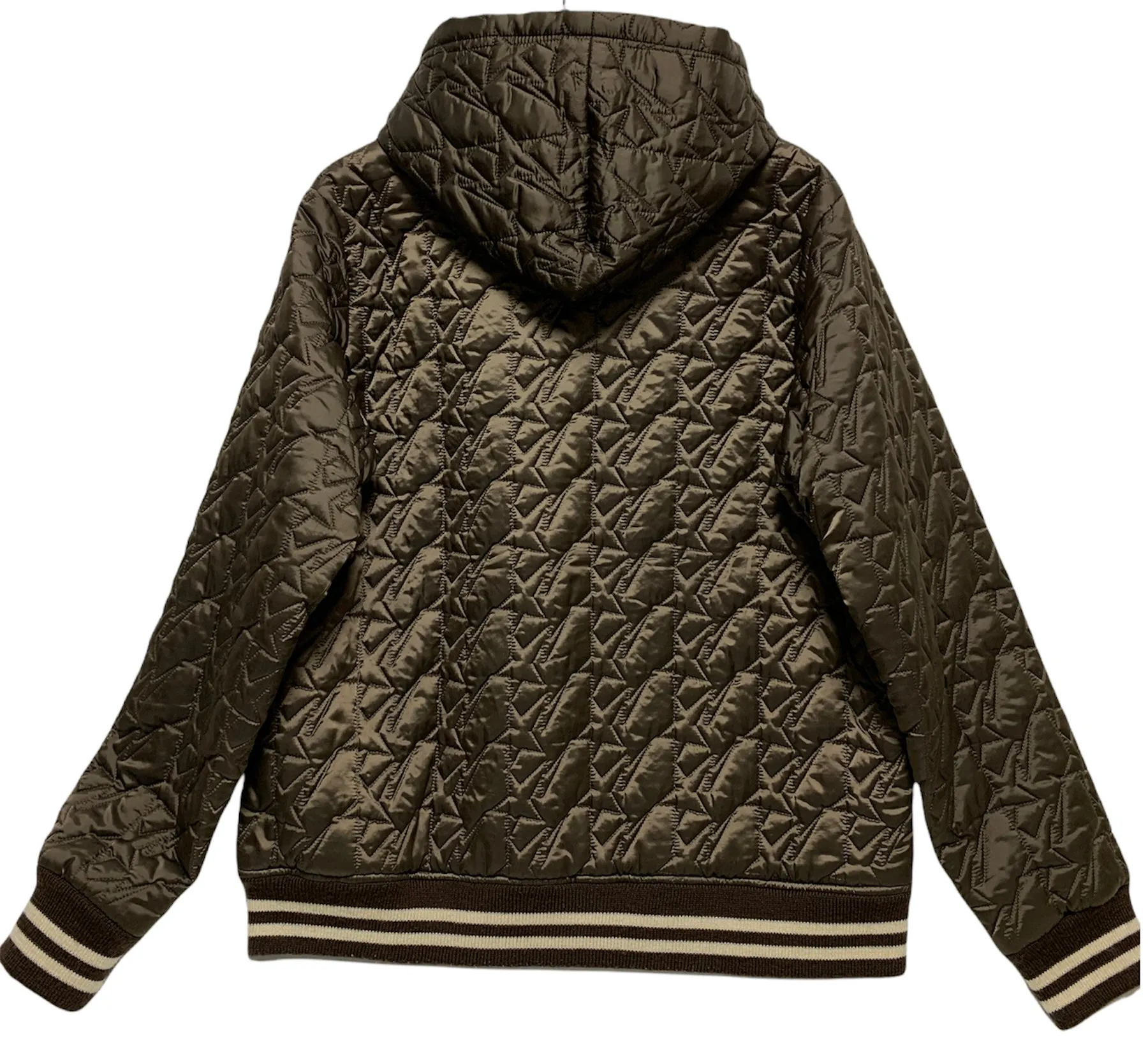 [L] A Bathing Ape Bape Sta Quilted Jacket Brown