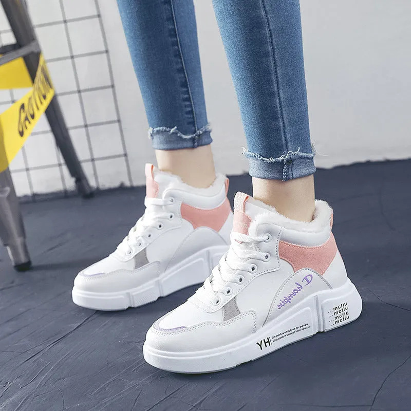 Ladies comfy casual boots-sneaker