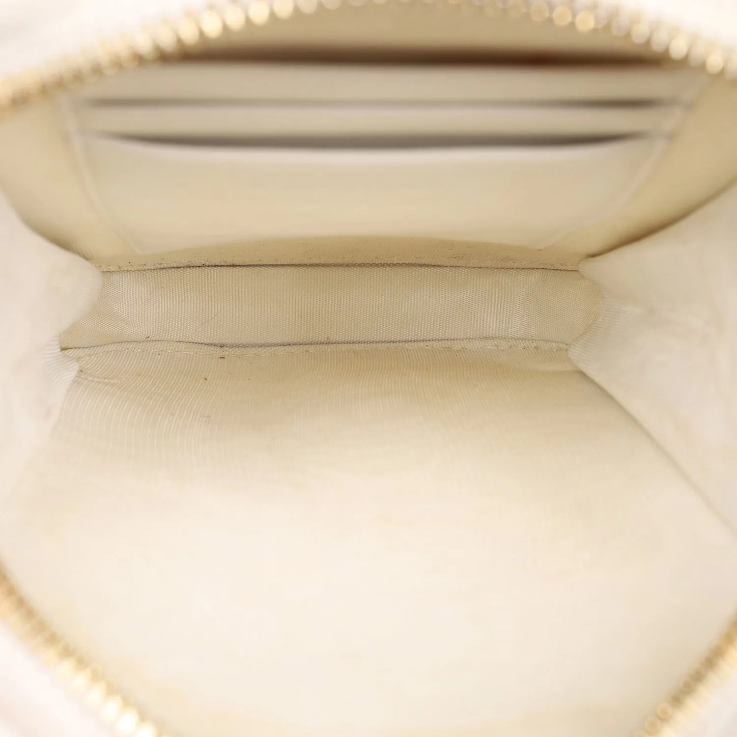 Lambskin Cannage Lady Dior Phone Holder Latte
