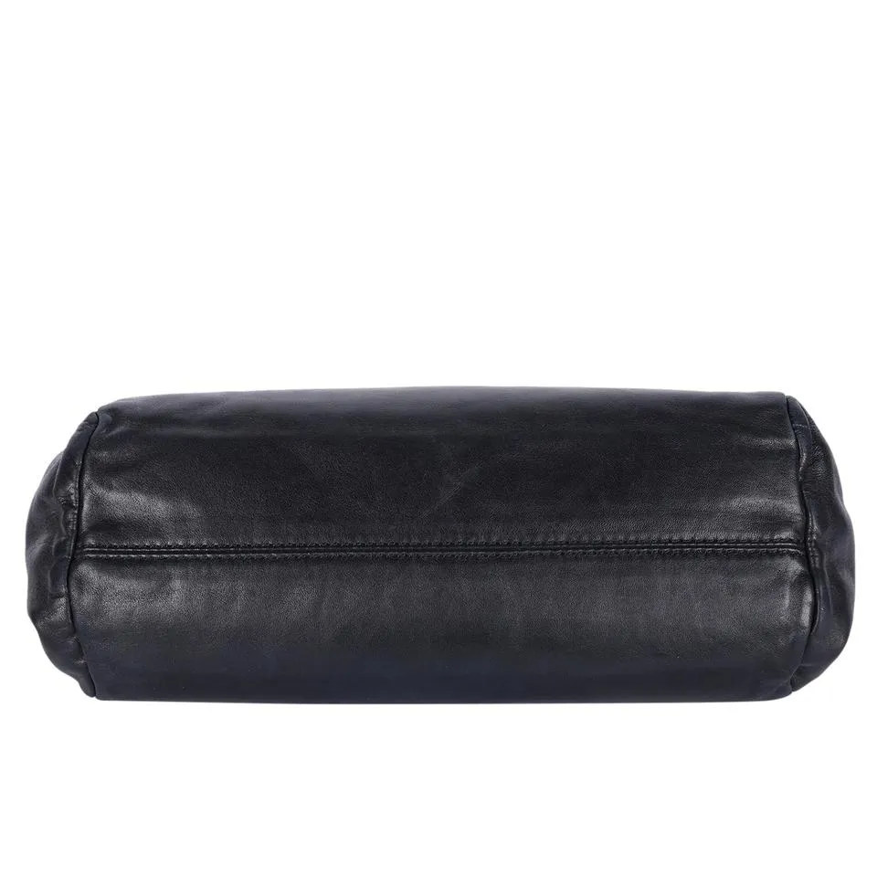 Lambskin Leather Front Flap Shoulder Bag