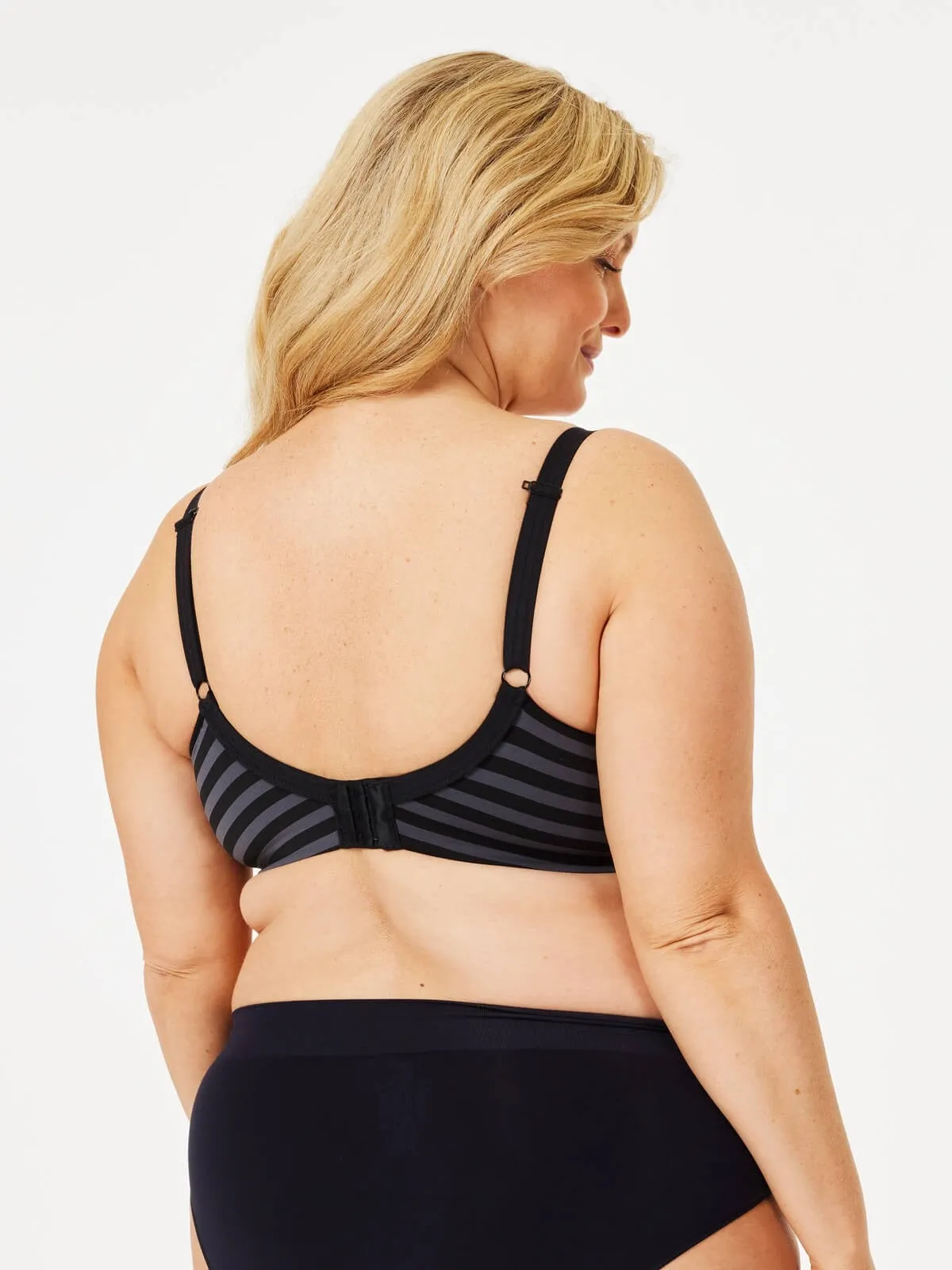 Lamington 3D T-Shirt Nursing Bra - Black