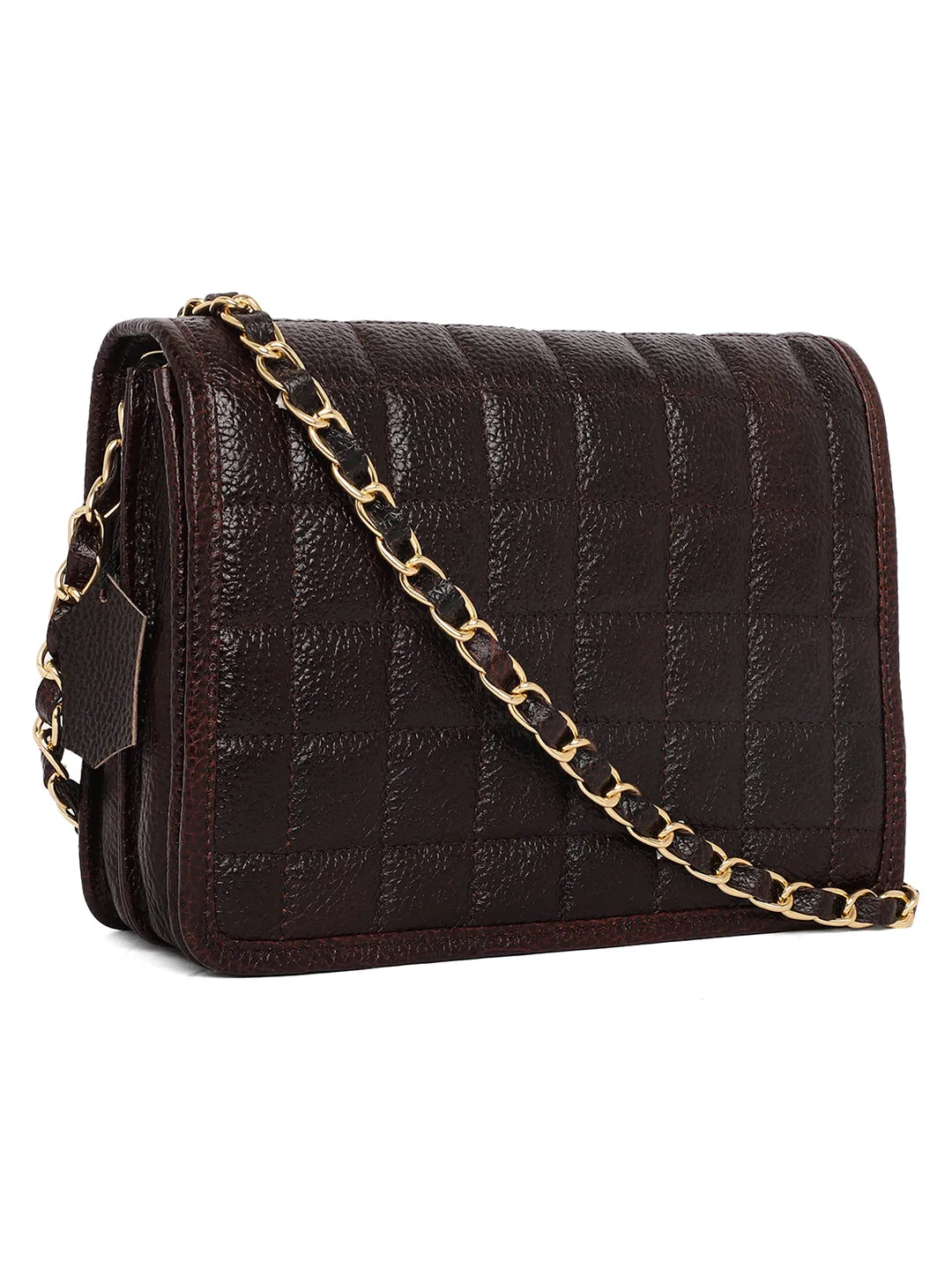 Leather Brown Cross Body Bag for women CBB2700