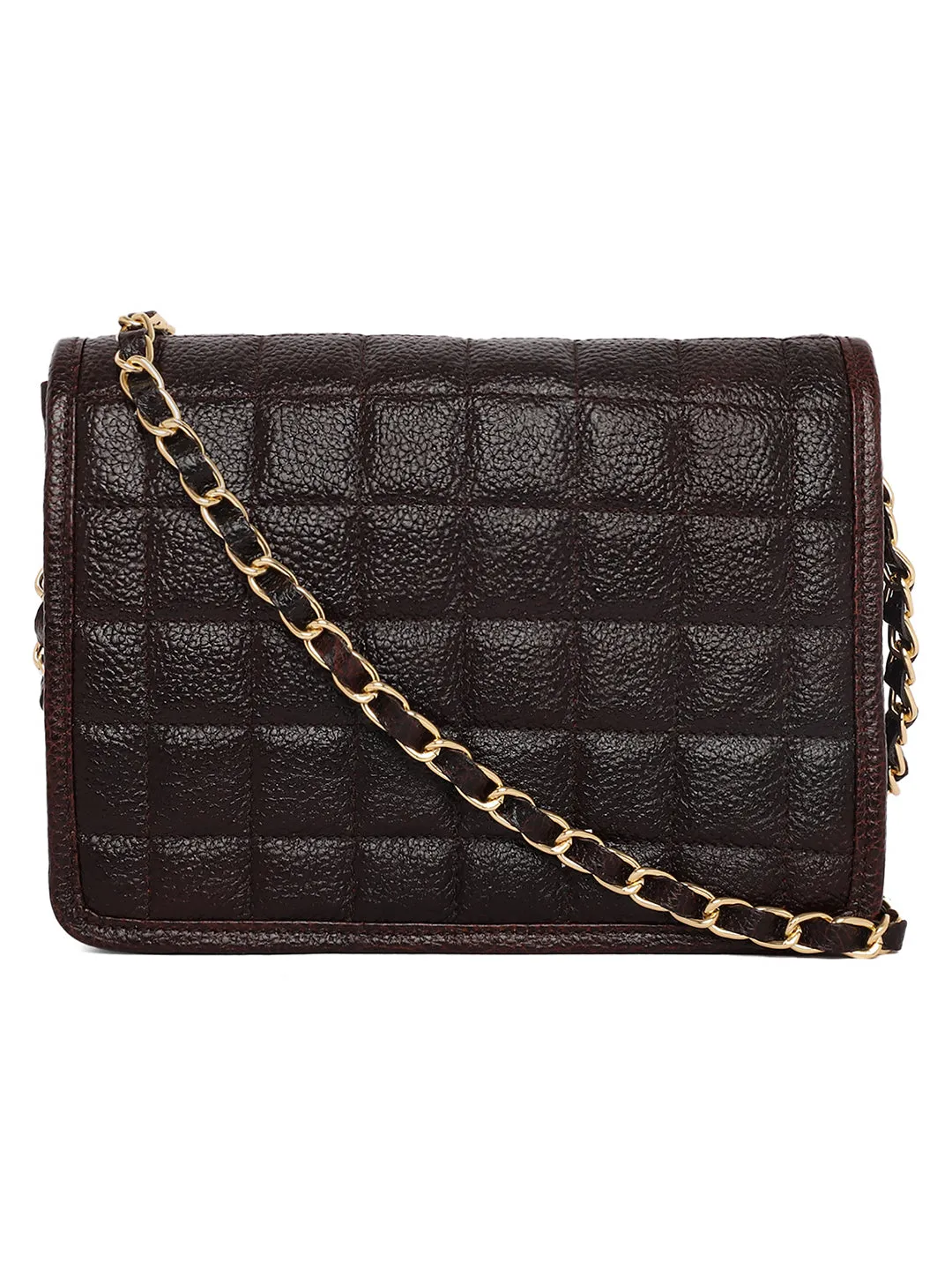 Leather Brown Cross Body Bag for women CBB2700