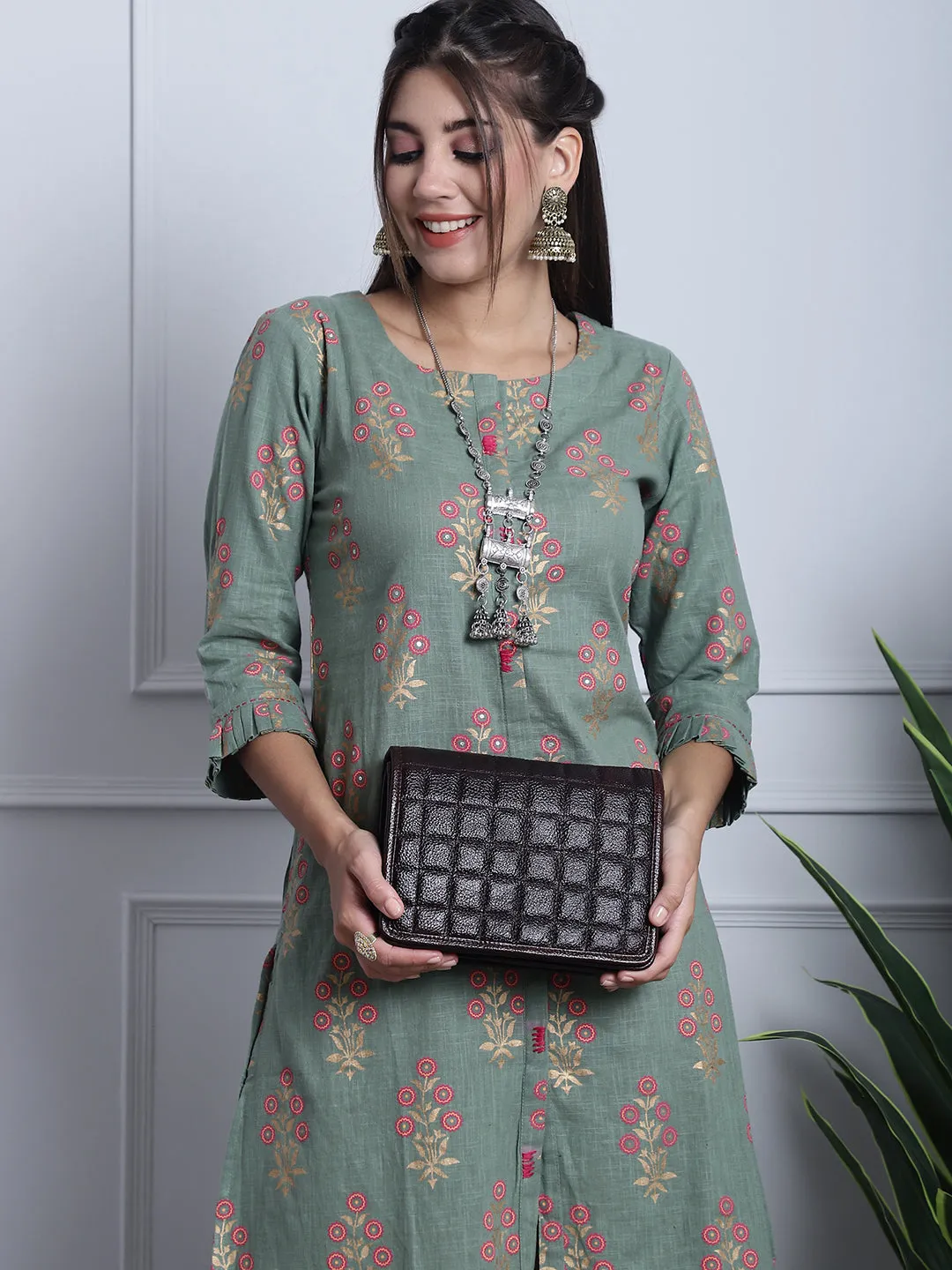 Leather Brown Cross Body Bag for women CBB2700