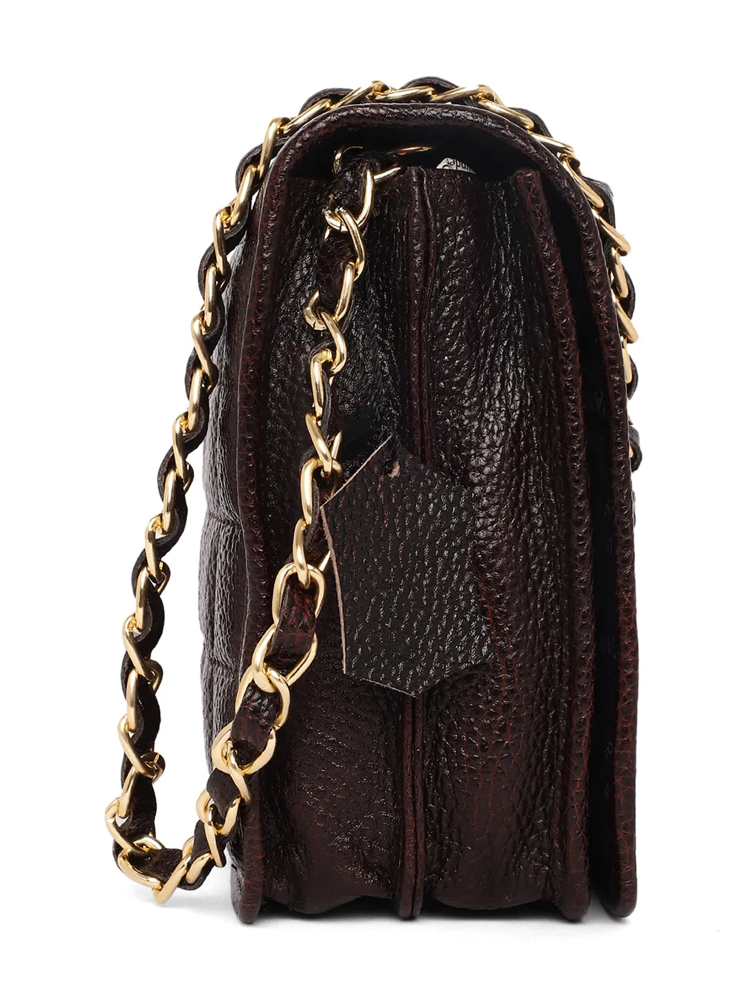 Leather Brown Cross Body Bag for women CBB2700