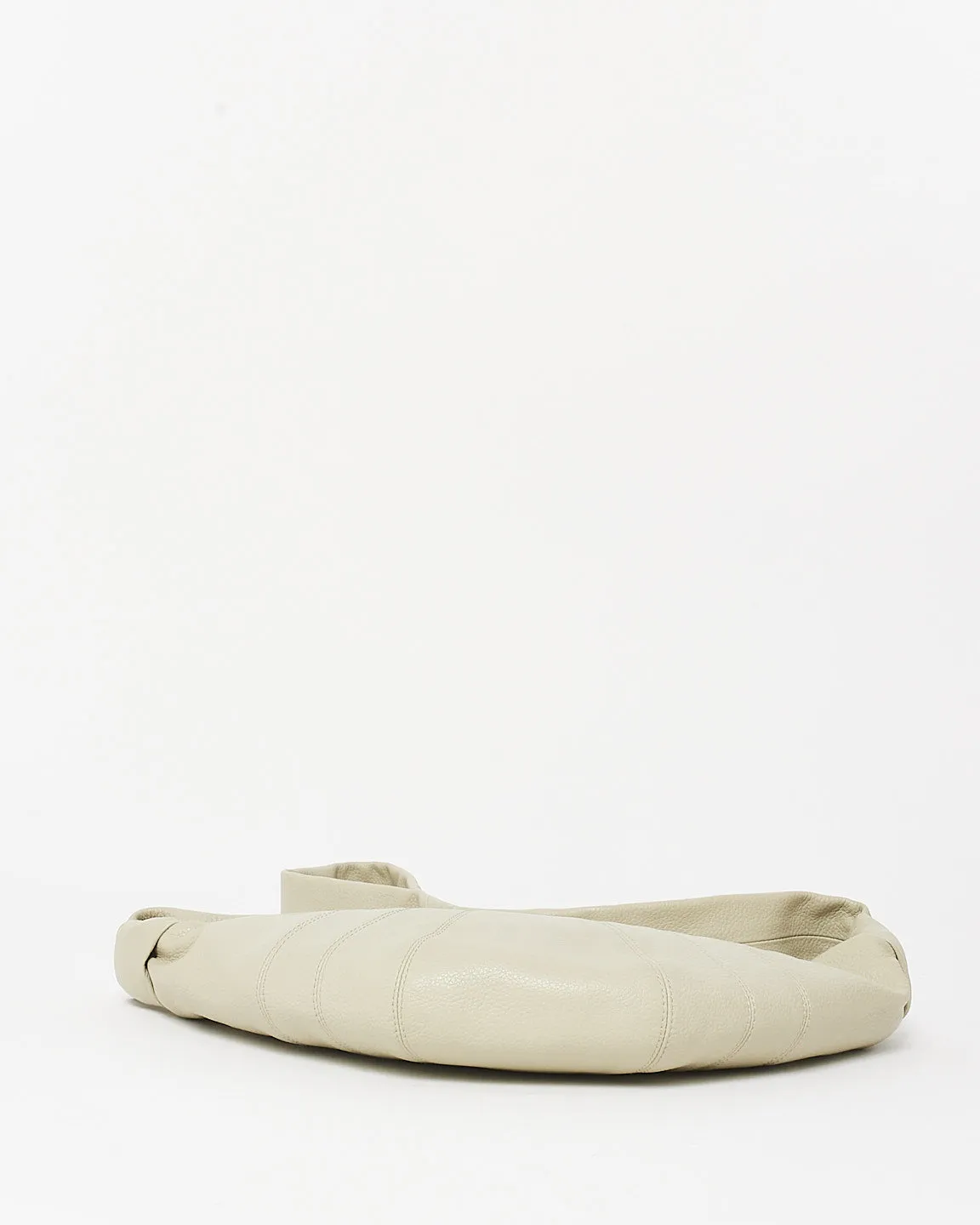 Lemaire Dusty Khaki Leather Small Croissant Bag