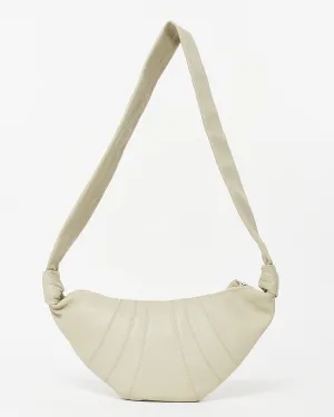 Lemaire Dusty Khaki Leather Small Croissant Bag