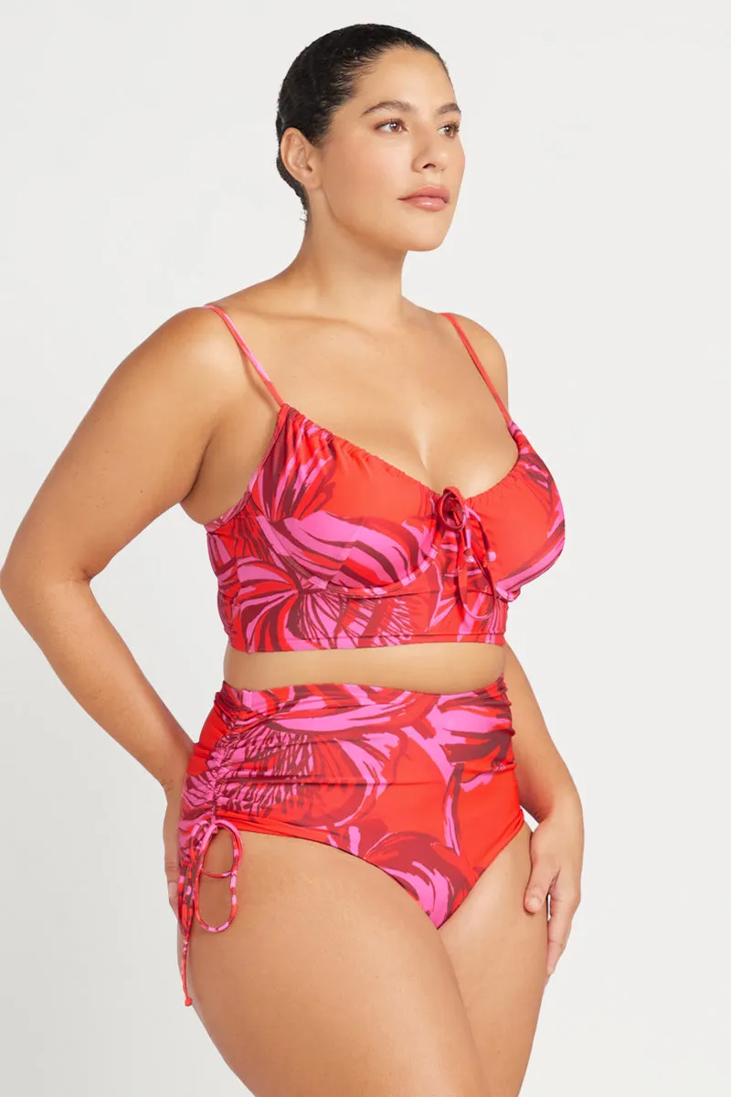 Les Fauves Degas D / DD Cup Underwire Midriff Bikini Top