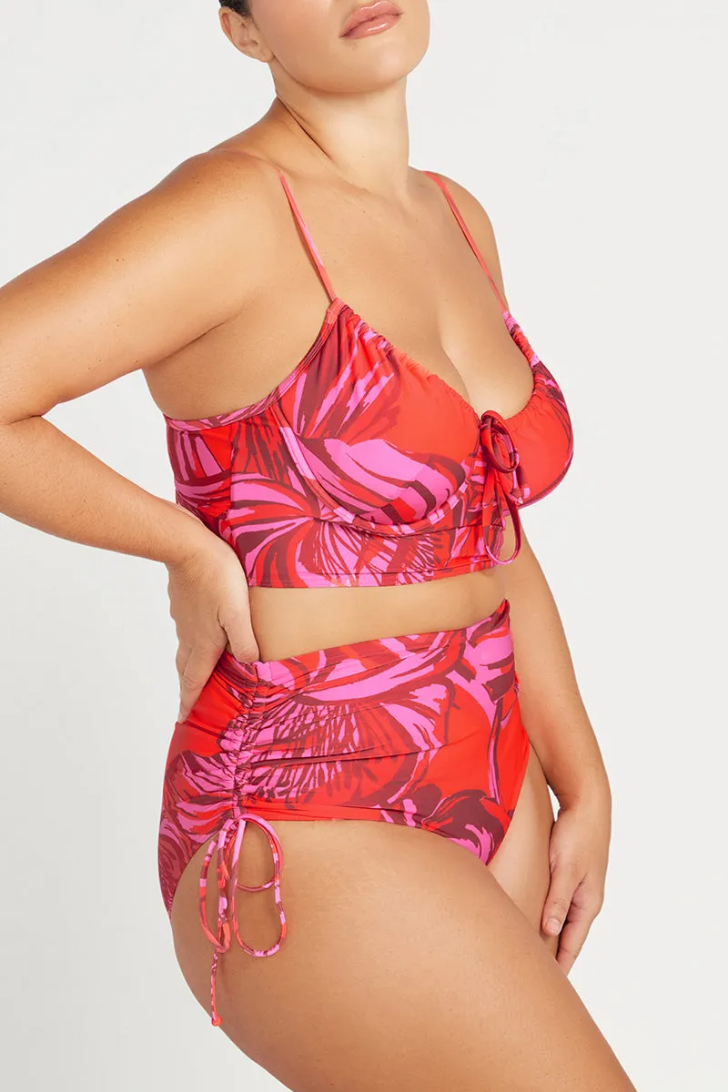 Les Fauves Degas D / DD Cup Underwire Midriff Bikini Top