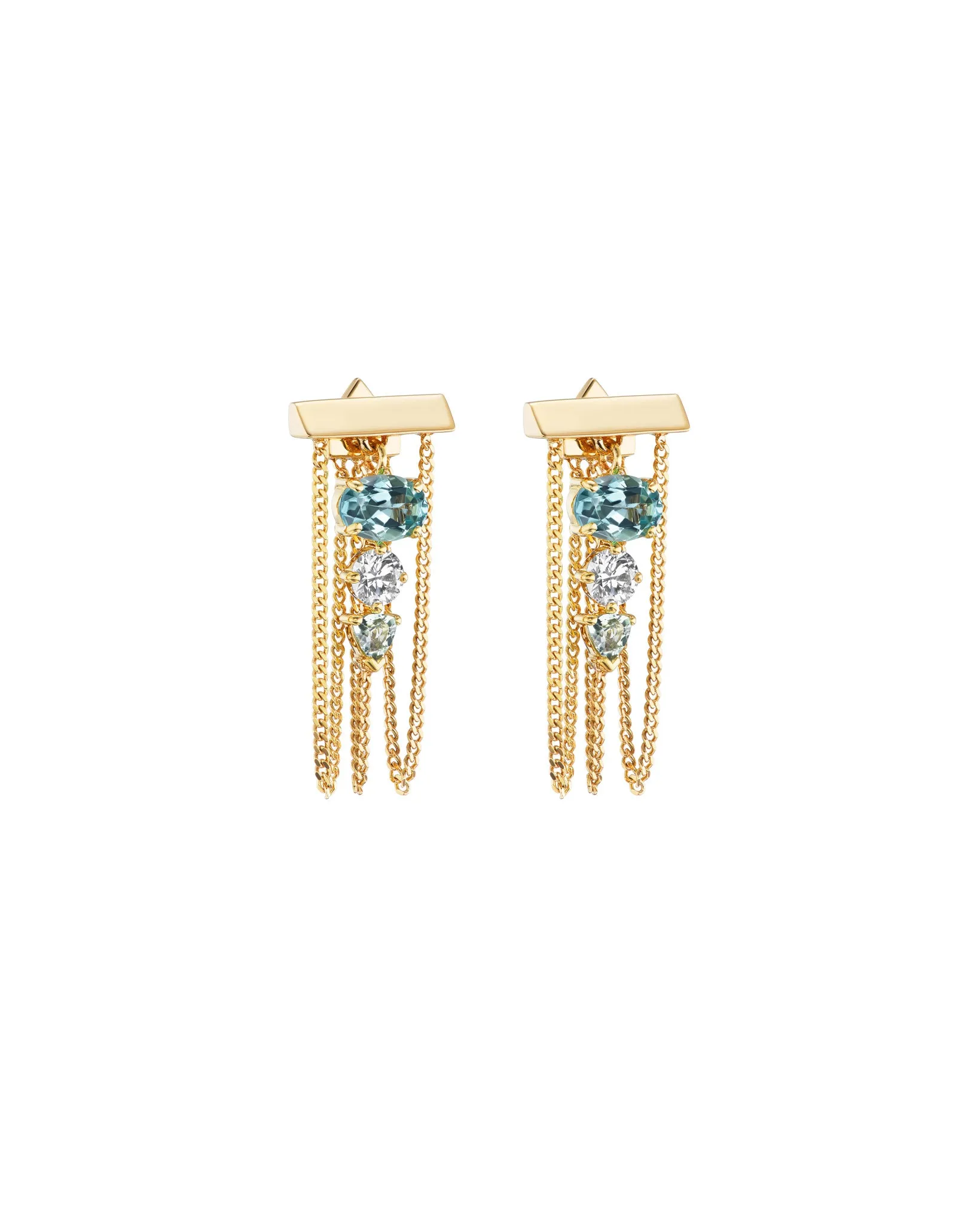 Levitate Trio Earring Tourmaline- One Of A Kind