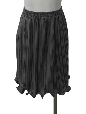 Light Grey Pleated Skirt