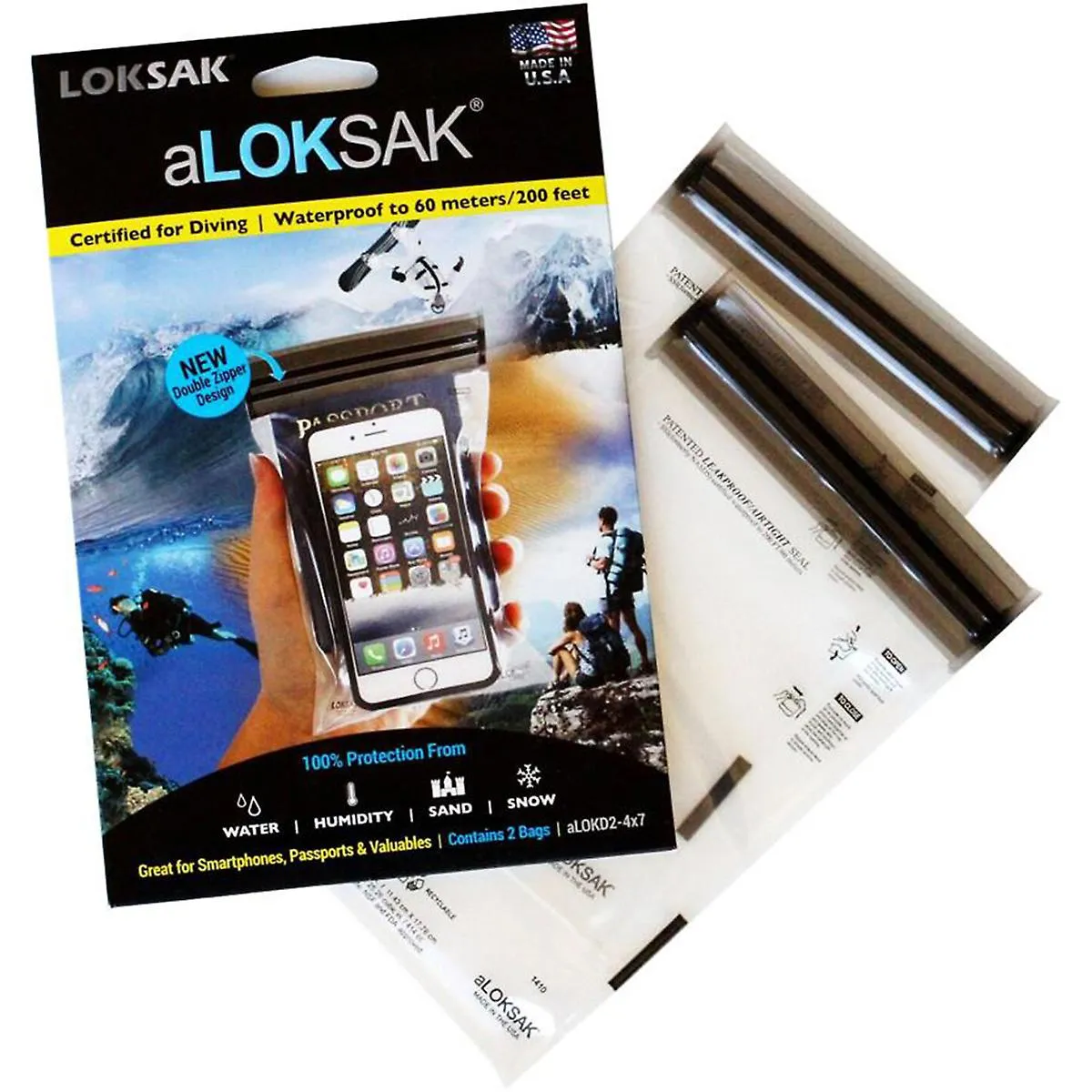 Loksak Waterproof Bag 4.25" x 7.58"