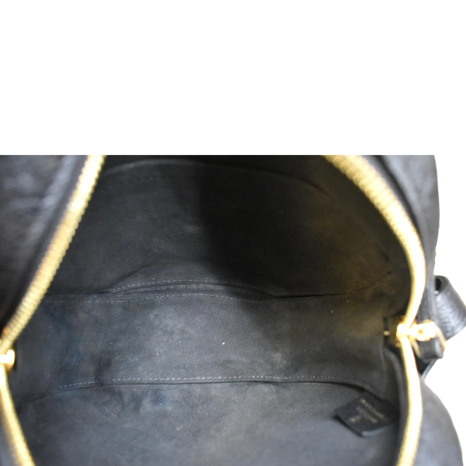 LOUIS VUITTON Boite Chapeau Souple MM Monogram Empreinte Shoulder Bag Black