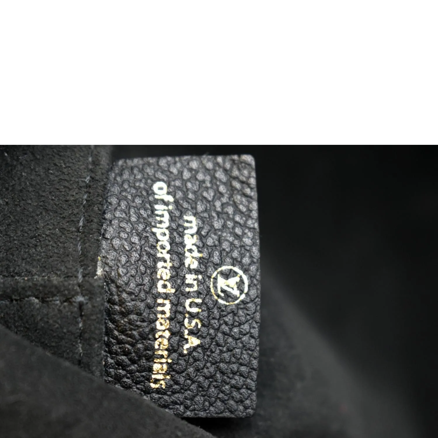 LOUIS VUITTON Boite Chapeau Souple MM Monogram Empreinte Shoulder Bag Black