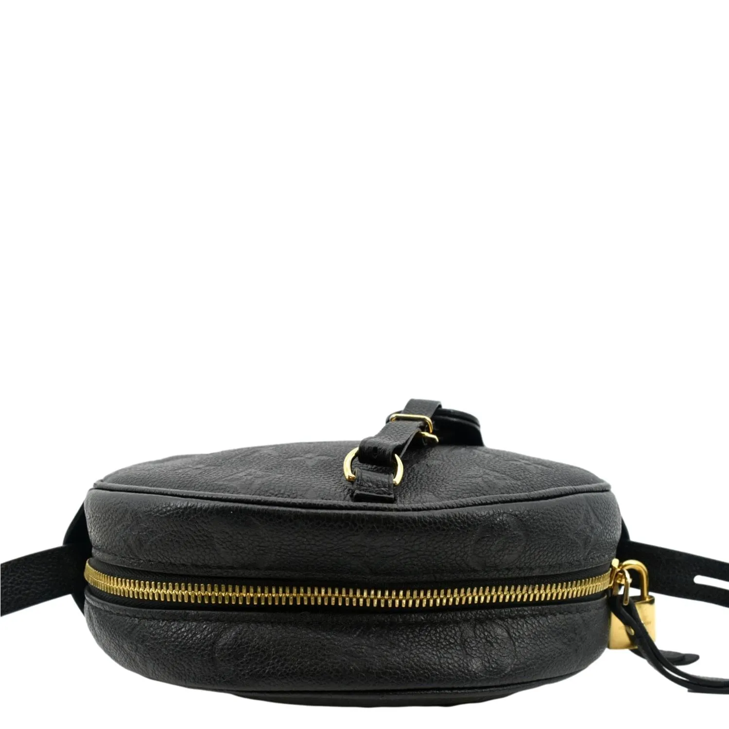 LOUIS VUITTON Boite Chapeau Souple MM Monogram Empreinte Shoulder Bag Black