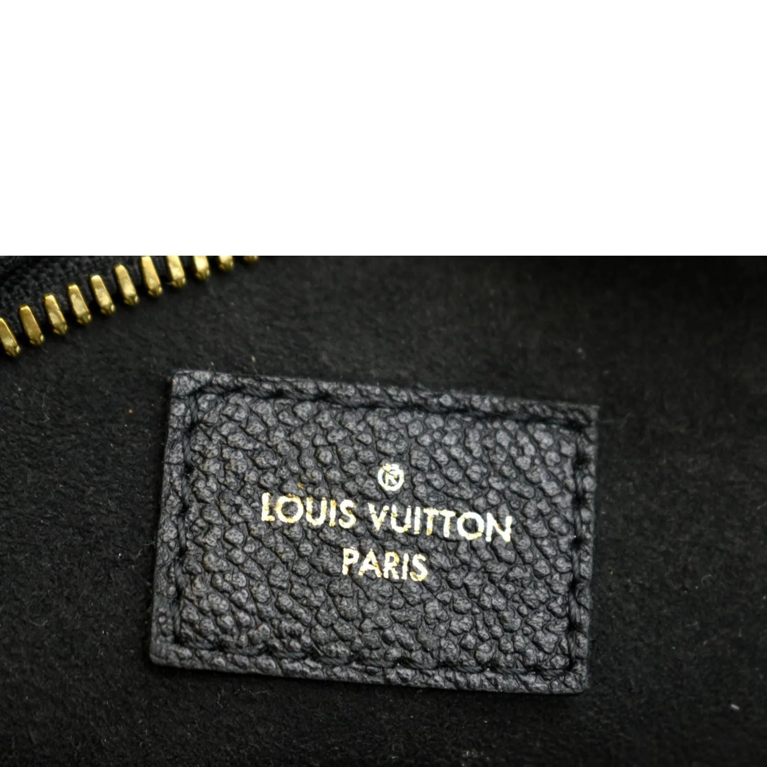 LOUIS VUITTON Boite Chapeau Souple MM Monogram Empreinte Shoulder Bag Black