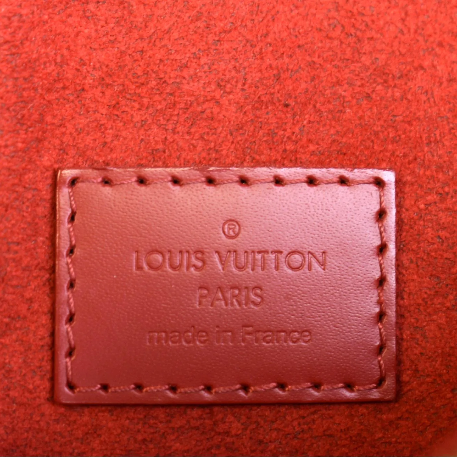 LOUIS VUITTON Caissa Chain Damier Ebene Clutch Shoulder Bag Brown