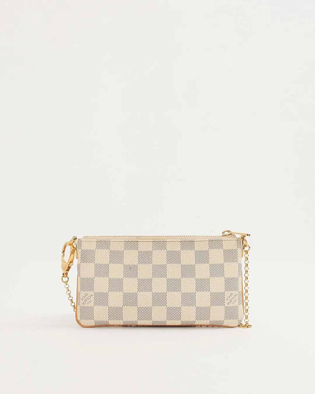Louis Vuitton Damier Azur Pochette Chain Bag
