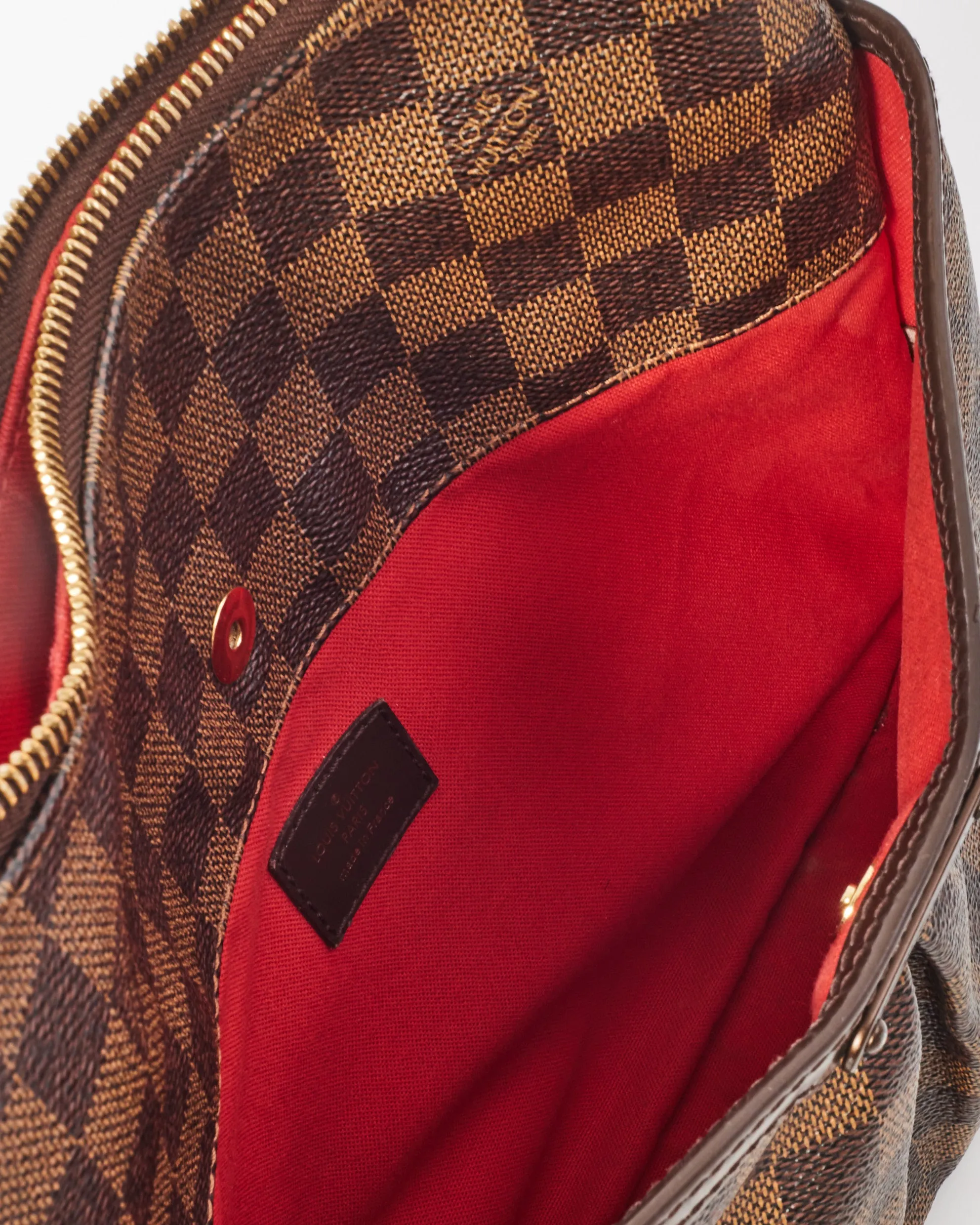 Louis Vuitton Damier Ebene Canvas Bloomsbury PM Crossbody Bag