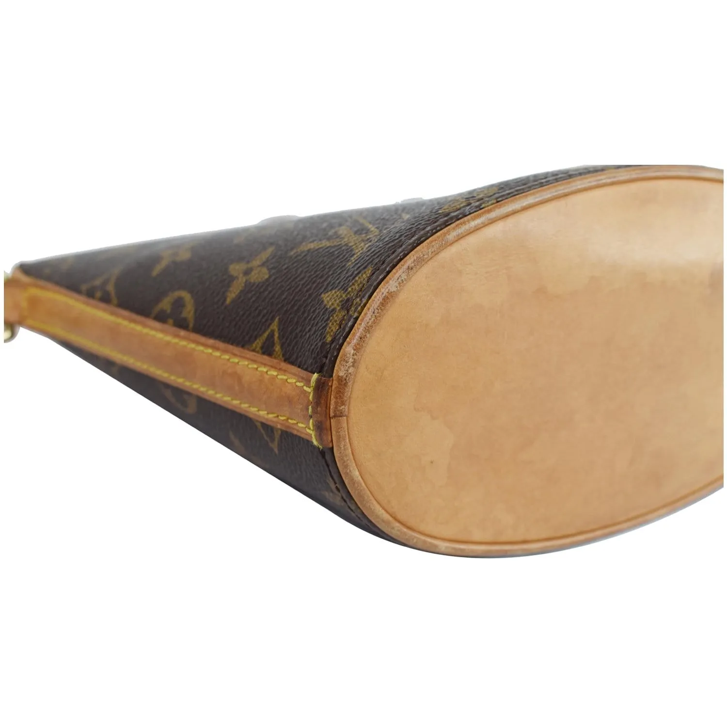LOUIS VUITTON Drouot Monogram Canvas Shoulder Crossbody Bag Brown