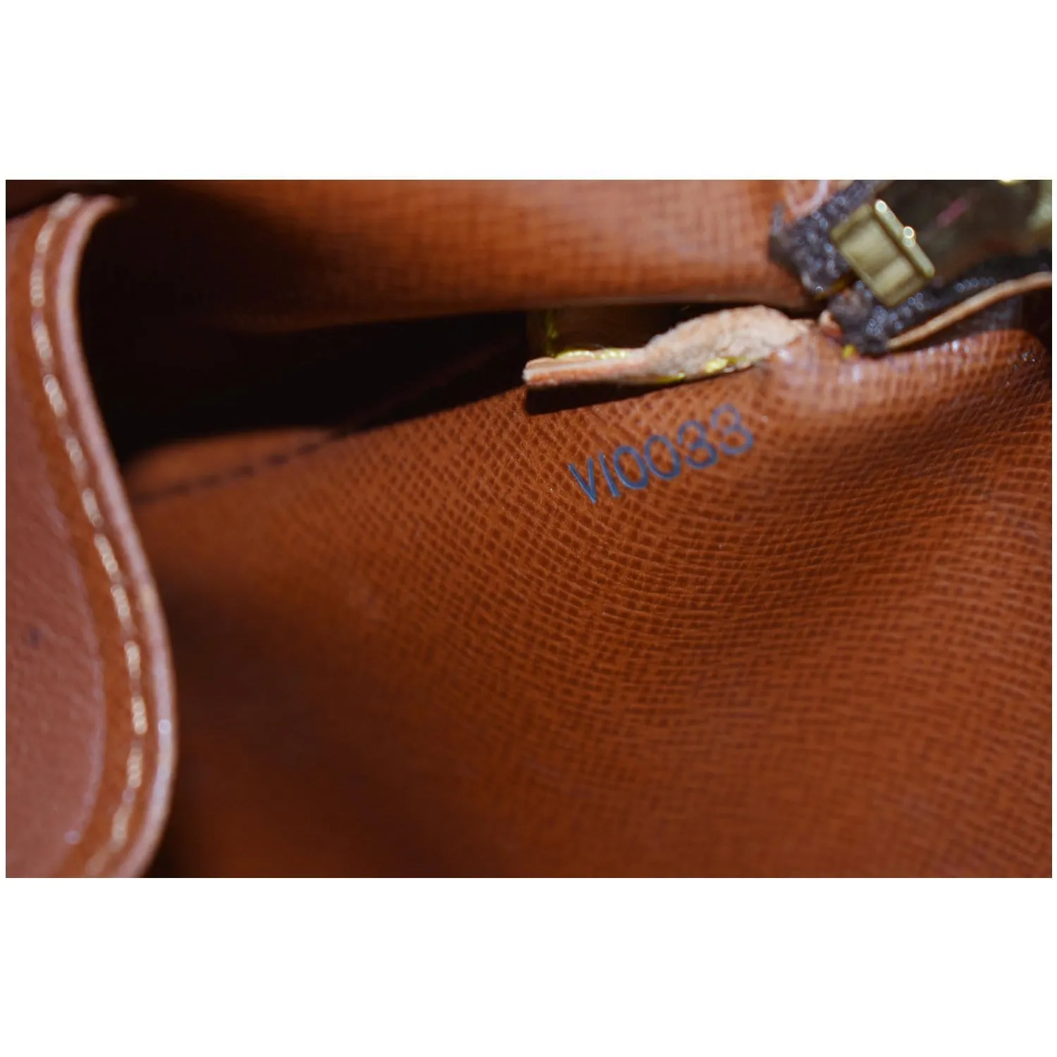 LOUIS VUITTON Drouot Monogram Canvas Shoulder Crossbody Bag Brown