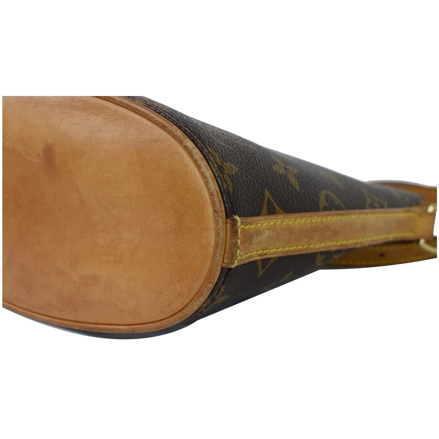 LOUIS VUITTON Drouot Monogram Canvas Shoulder Crossbody Bag Brown