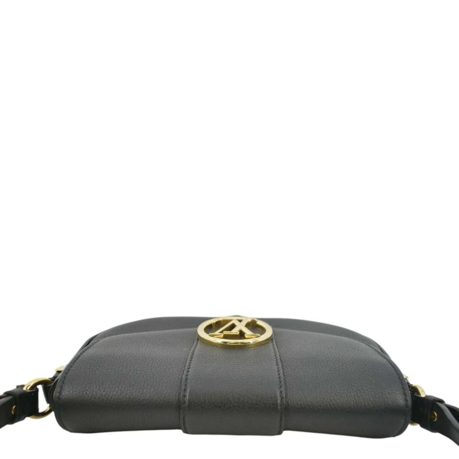 LOUIS VUITTON LV Pont 9 Soft MM Calfskin Leather Shoulder Bag Noir