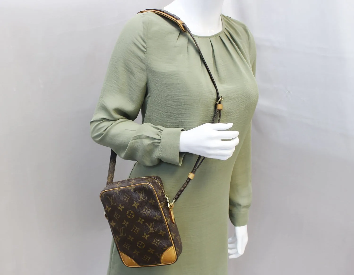 LOUIS VUITTON Monogram Canvas Danube Crossbody Bag