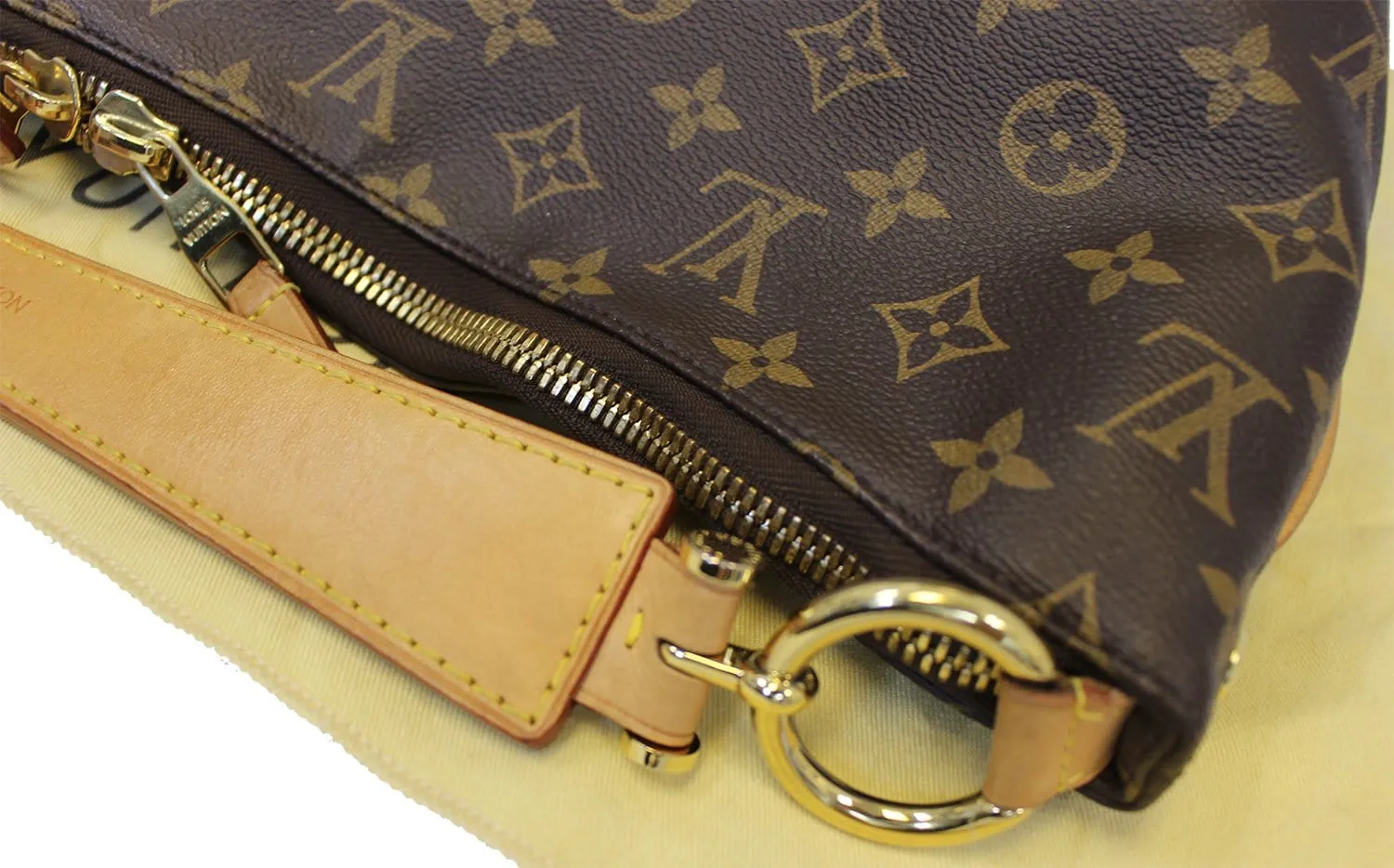LOUIS VUITTON Monogram Canvas Sully MM Shoulder Bag