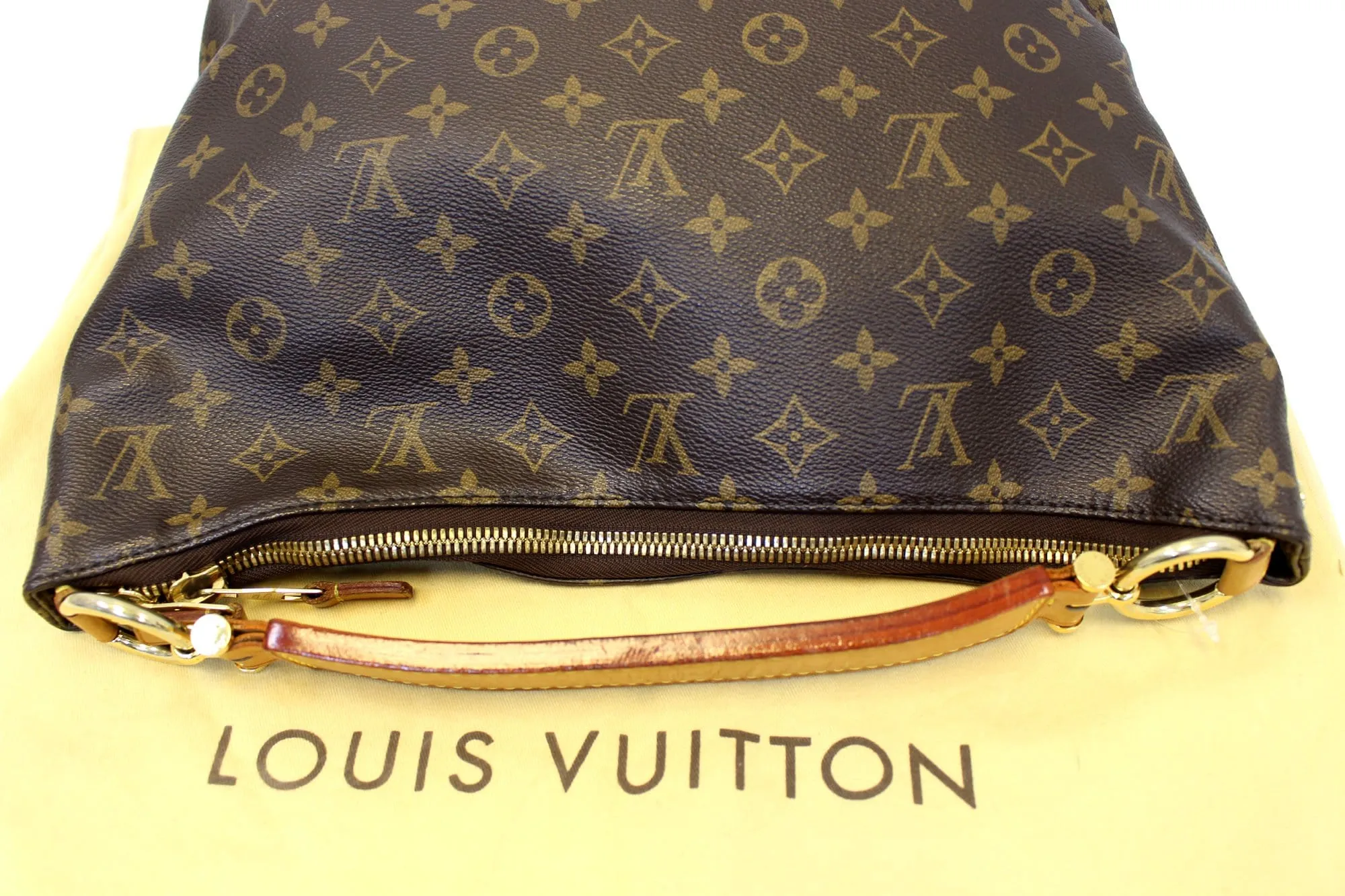LOUIS VUITTON Monogram Canvas Sully PM Shoulder Bag