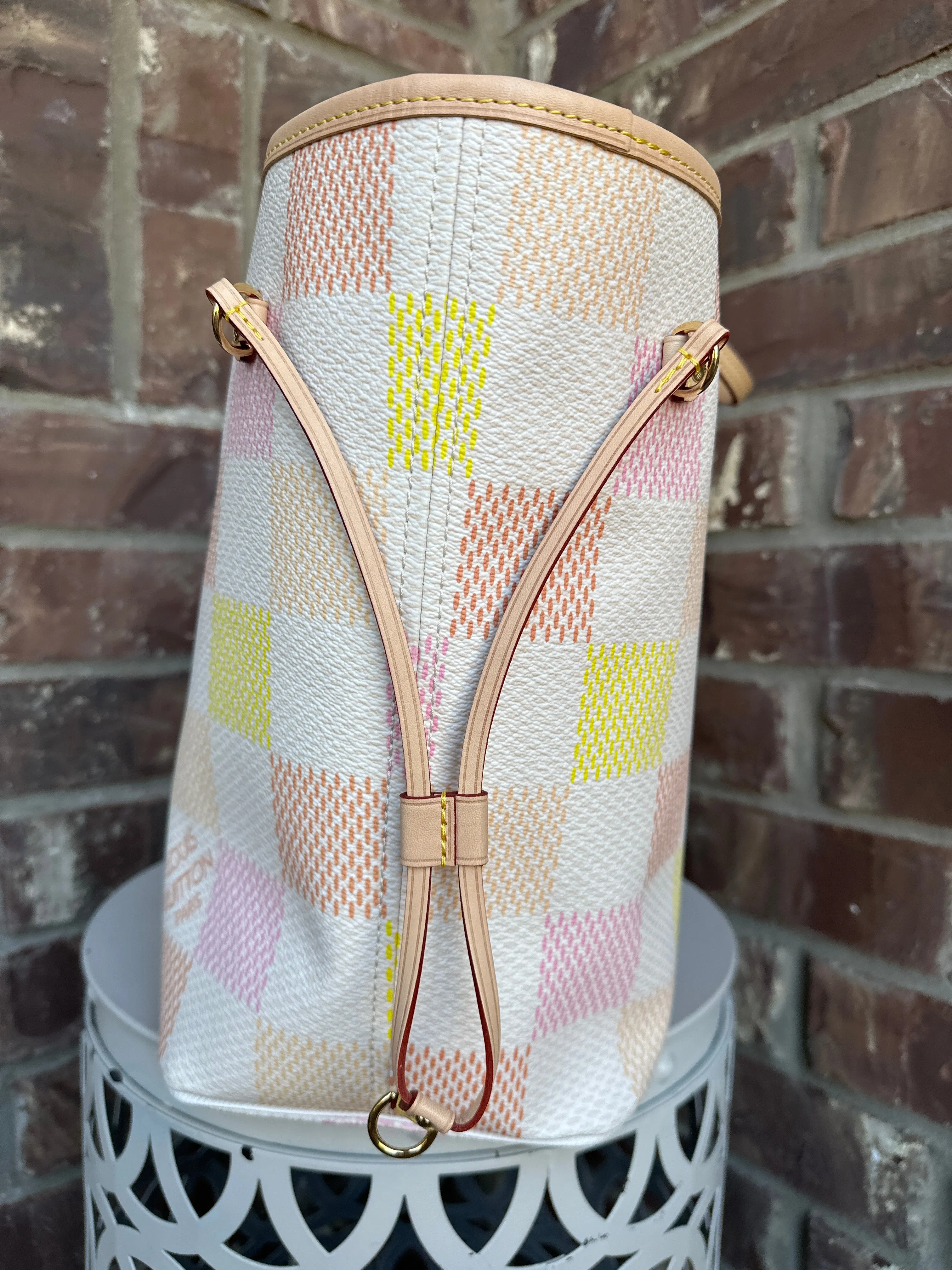 Louis Vuitton Neverfull NM Tote Limited Edition Damierlicious Giant MM 52332