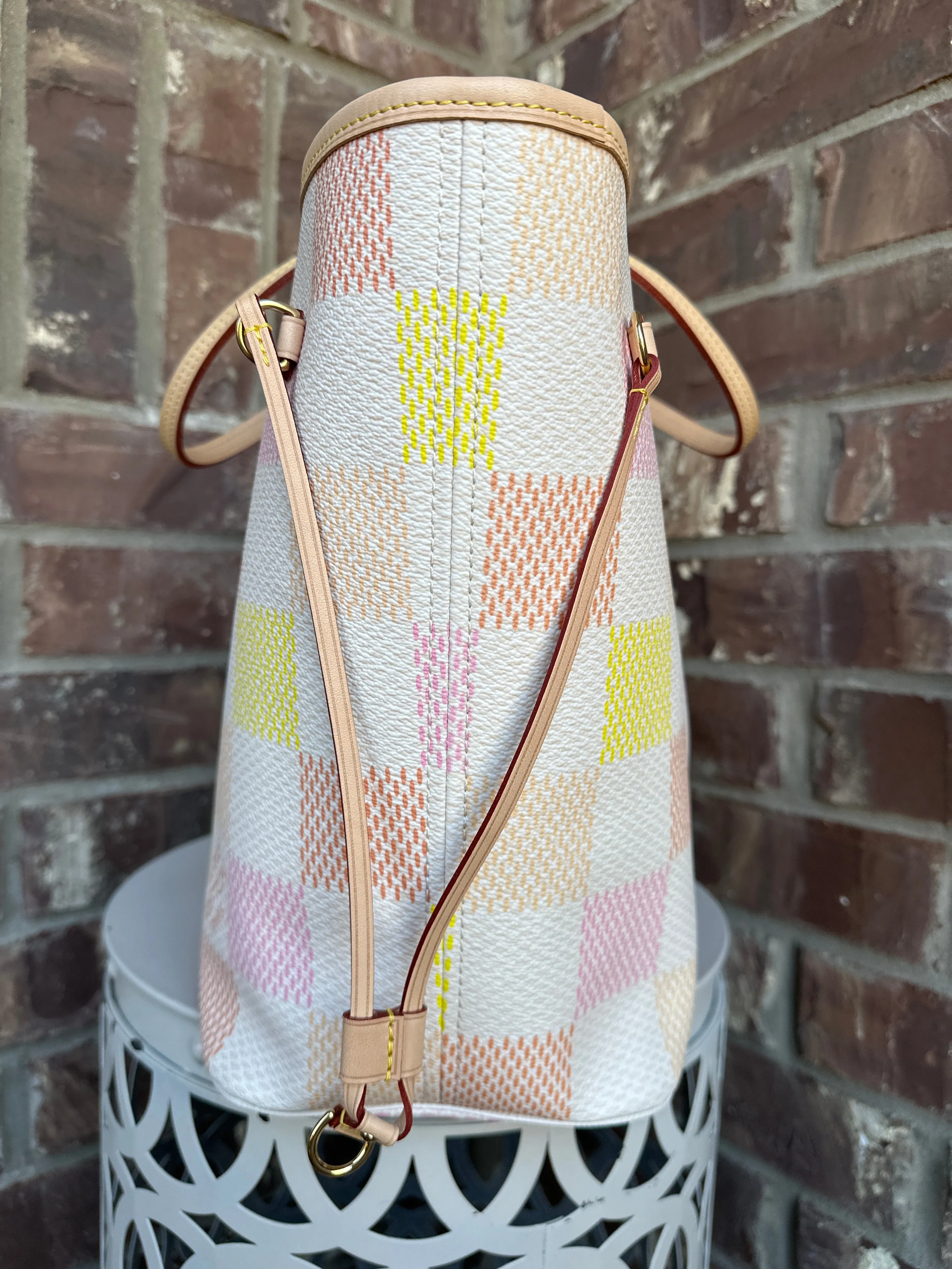 Louis Vuitton Neverfull NM Tote Limited Edition Damierlicious Giant MM 52332
