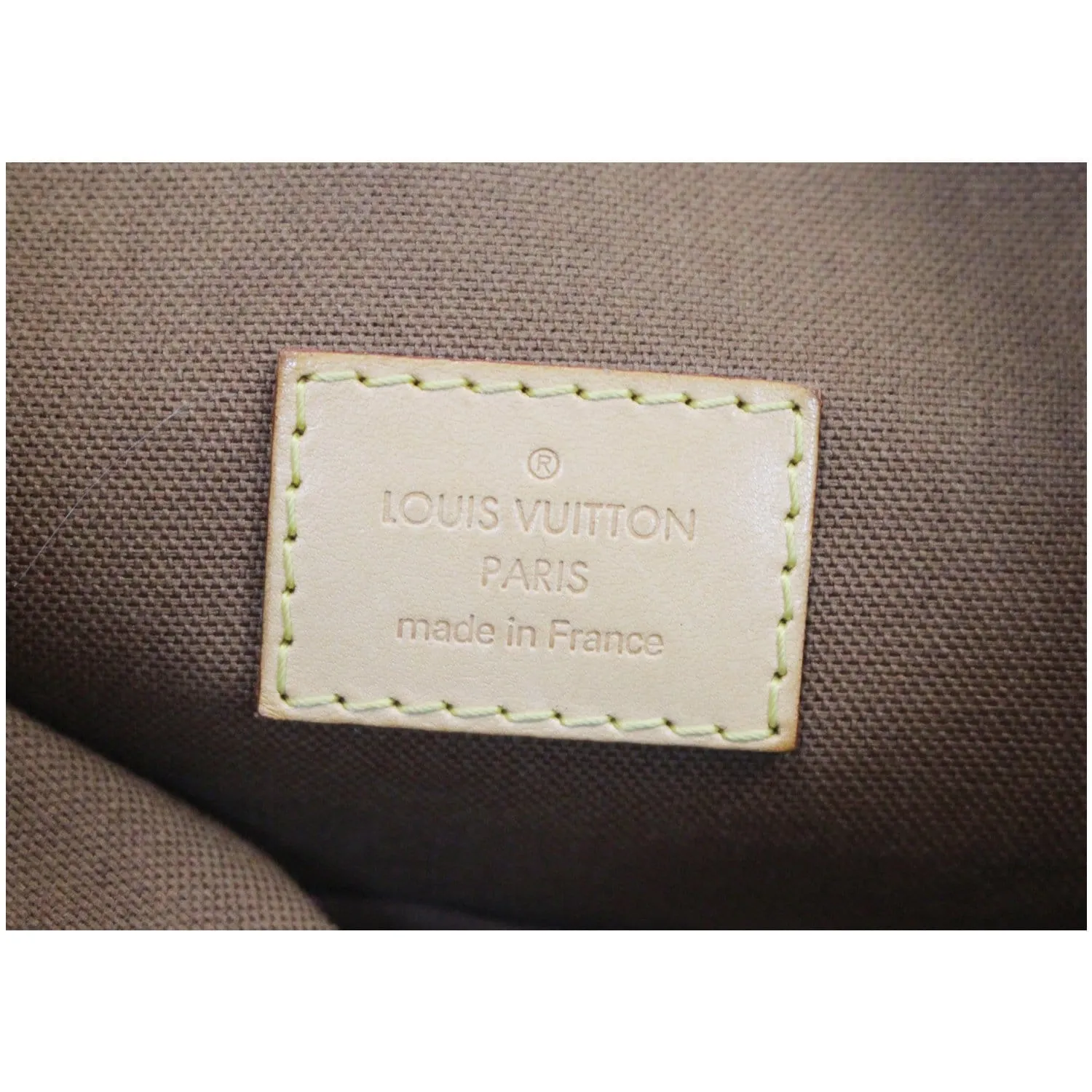 LOUIS VUITTON Odeon MM Monogram Canvas Shoulder Bag Brown