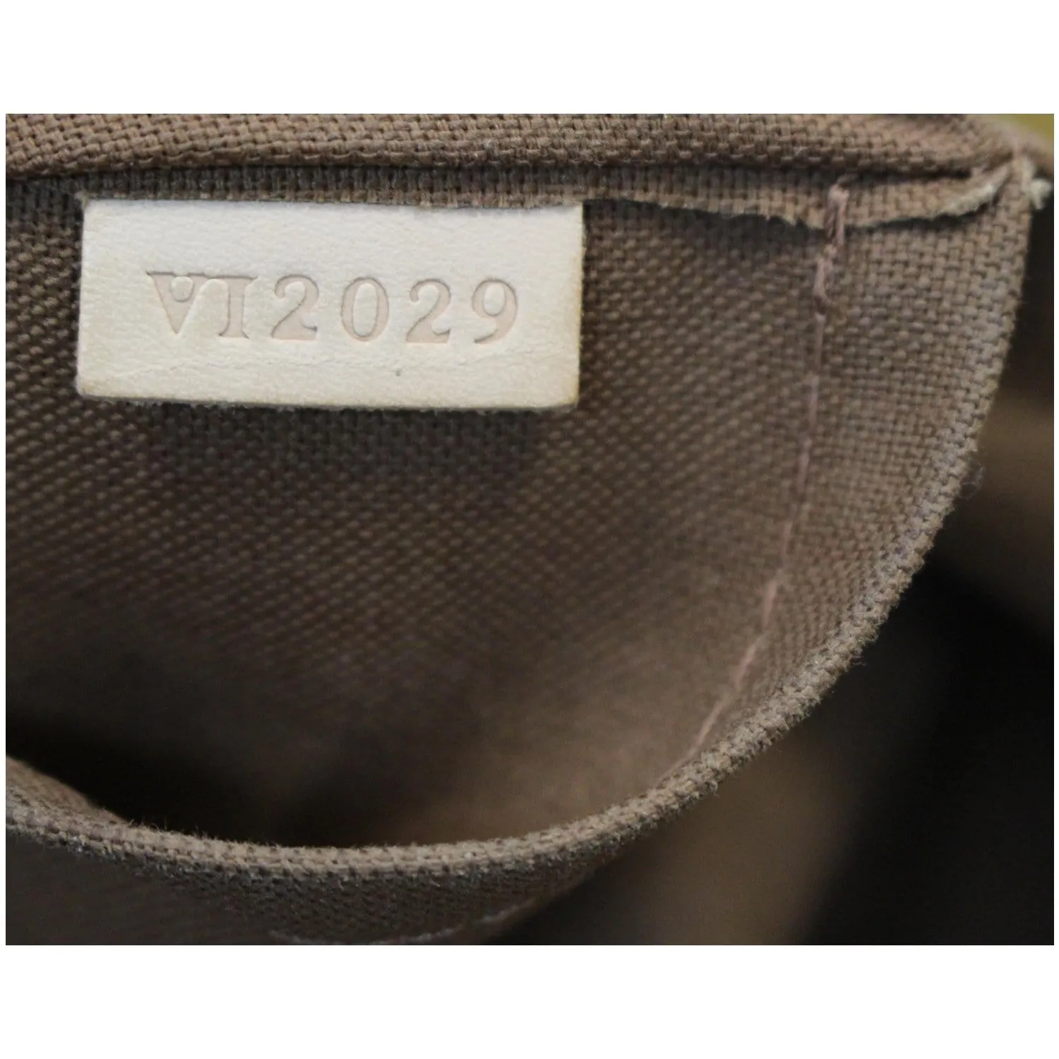 LOUIS VUITTON Odeon MM Monogram Canvas Shoulder Bag Brown