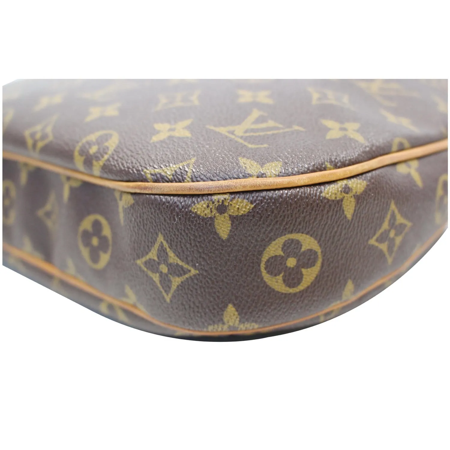 LOUIS VUITTON Odeon MM Monogram Canvas Shoulder Bag Brown
