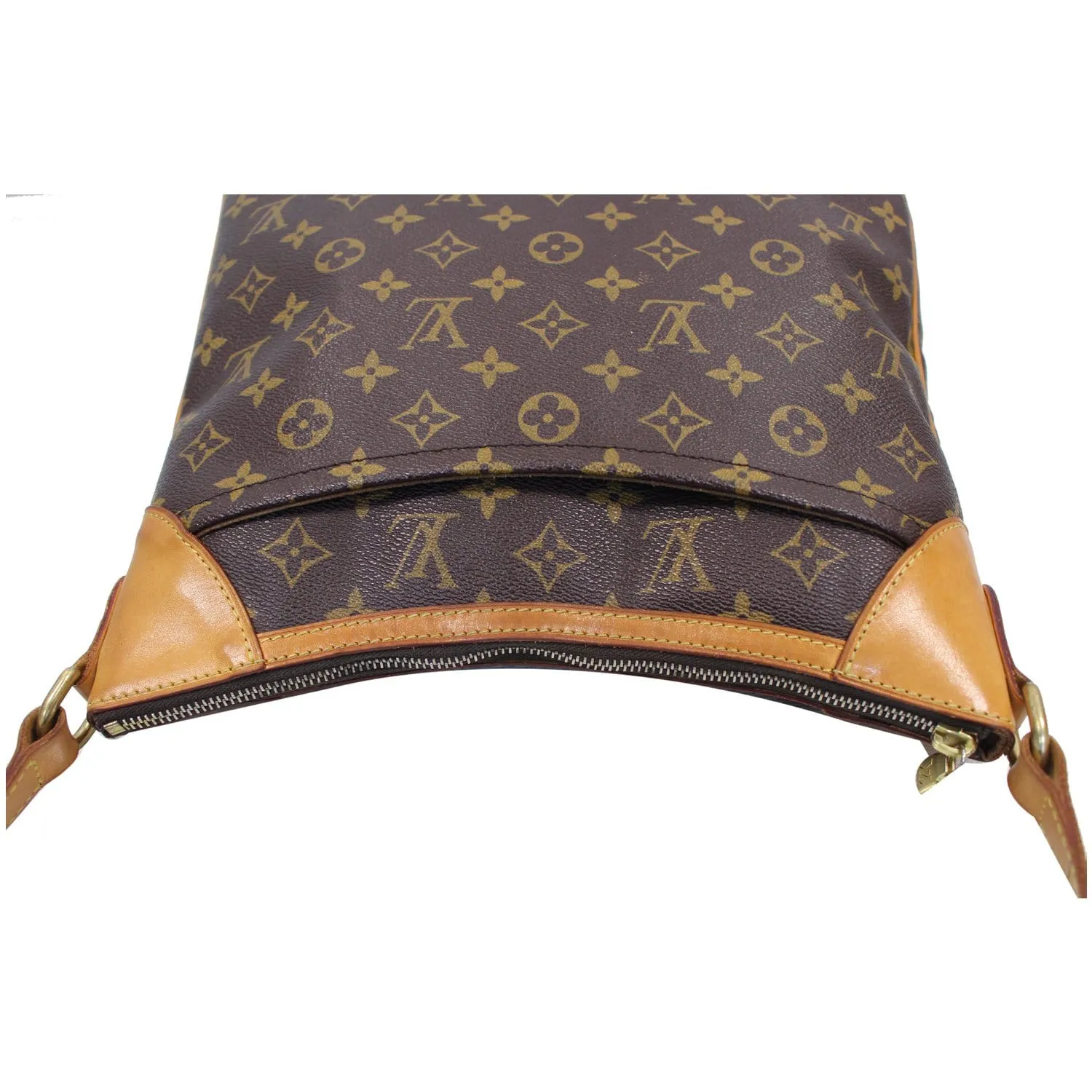 LOUIS VUITTON Odeon MM Monogram Canvas Shoulder Bag Brown