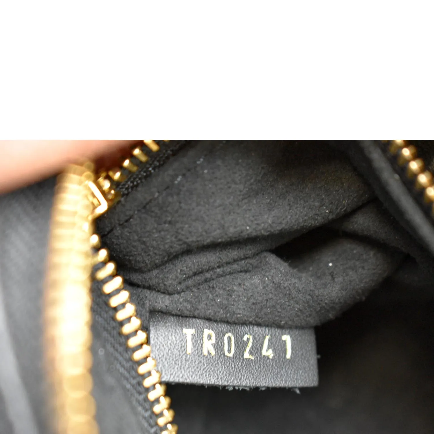 LOUIS VUITTON Petite Malle Souple Monogram Empreinte Shoulder Bag Black