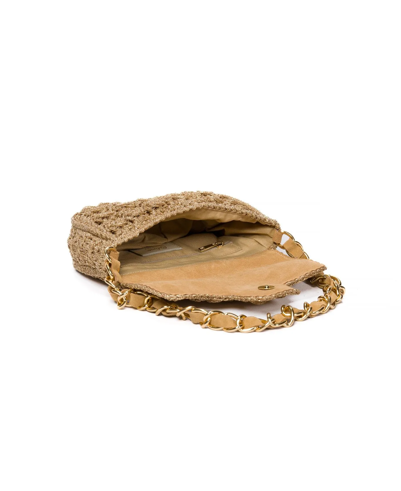 Lucrezia crochet bag Gold lurex