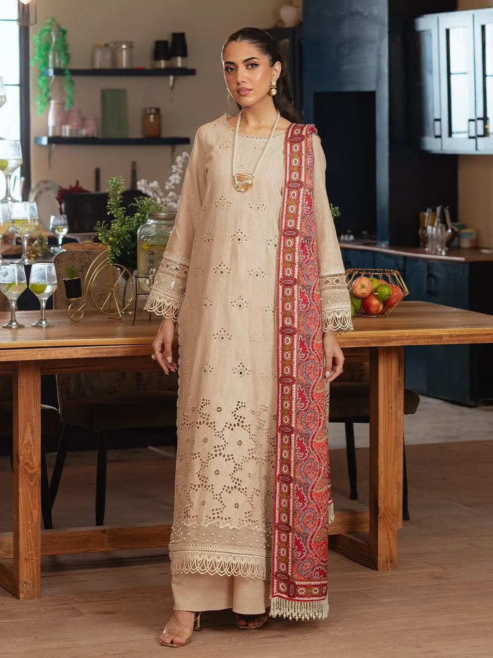 Mahnur Khaddar Silk Wool Shawls