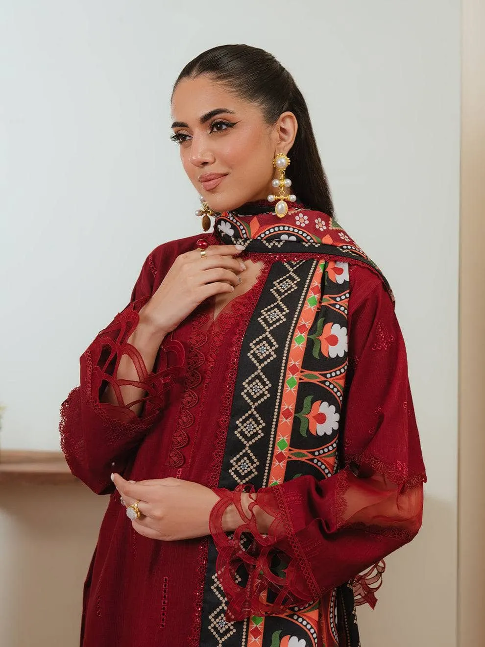 Mahnur Khaddar Silk Wool Shawls
