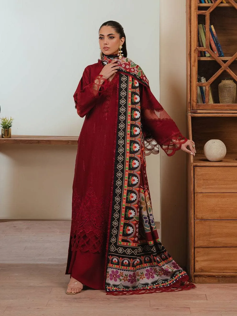 Mahnur Khaddar Silk Wool Shawls