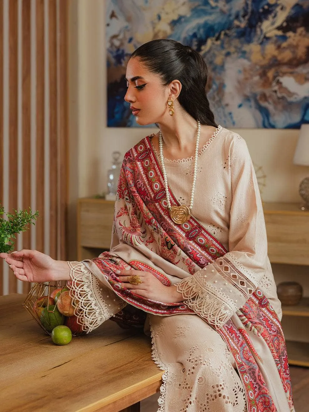 Mahnur Khaddar Silk Wool Shawls