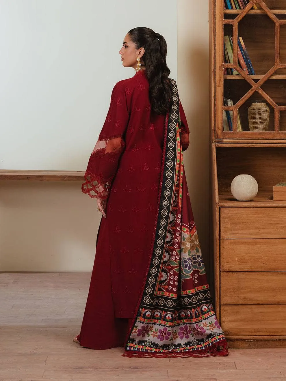 Mahnur Khaddar Silk Wool Shawls