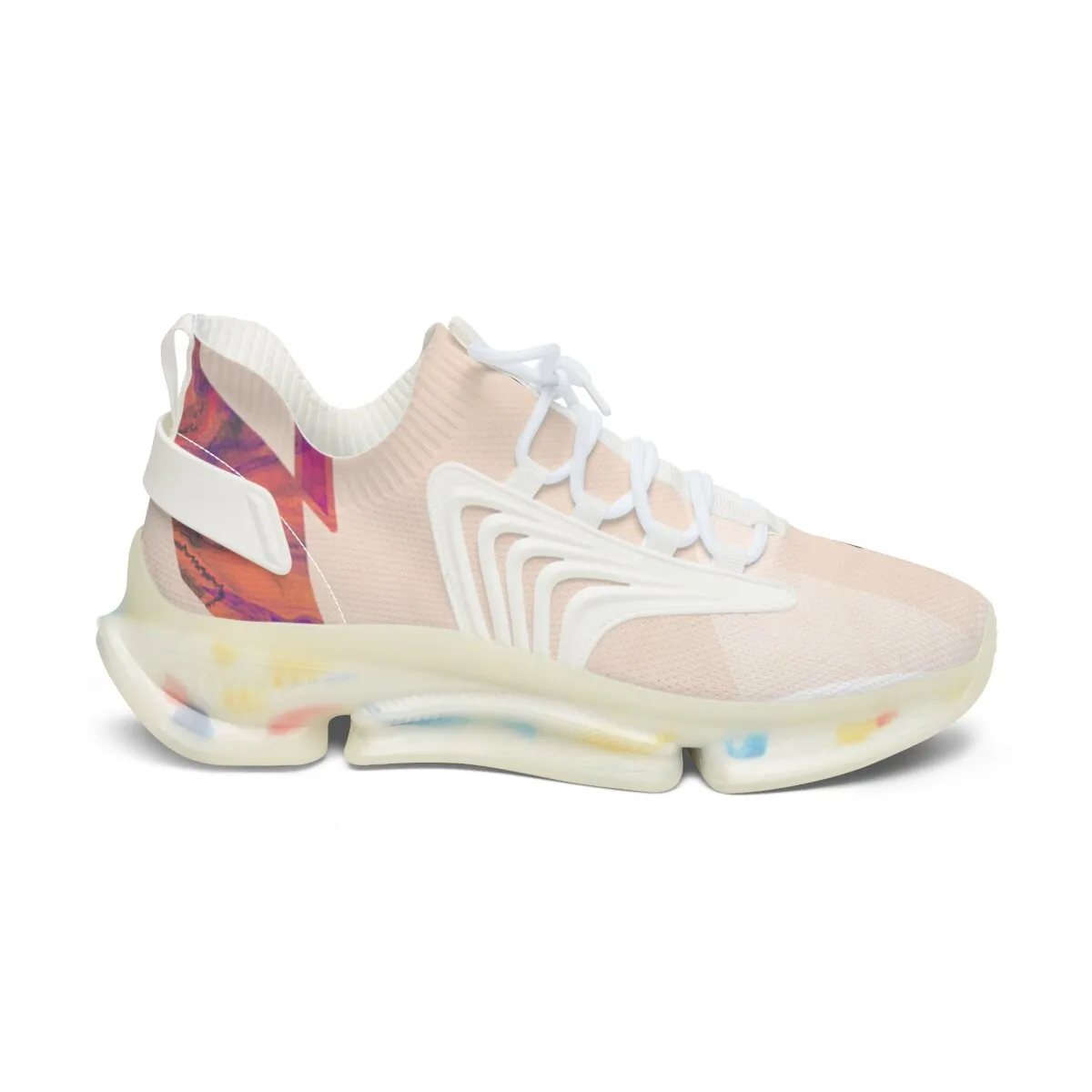Mango Tango Cream Mesh Sneakers