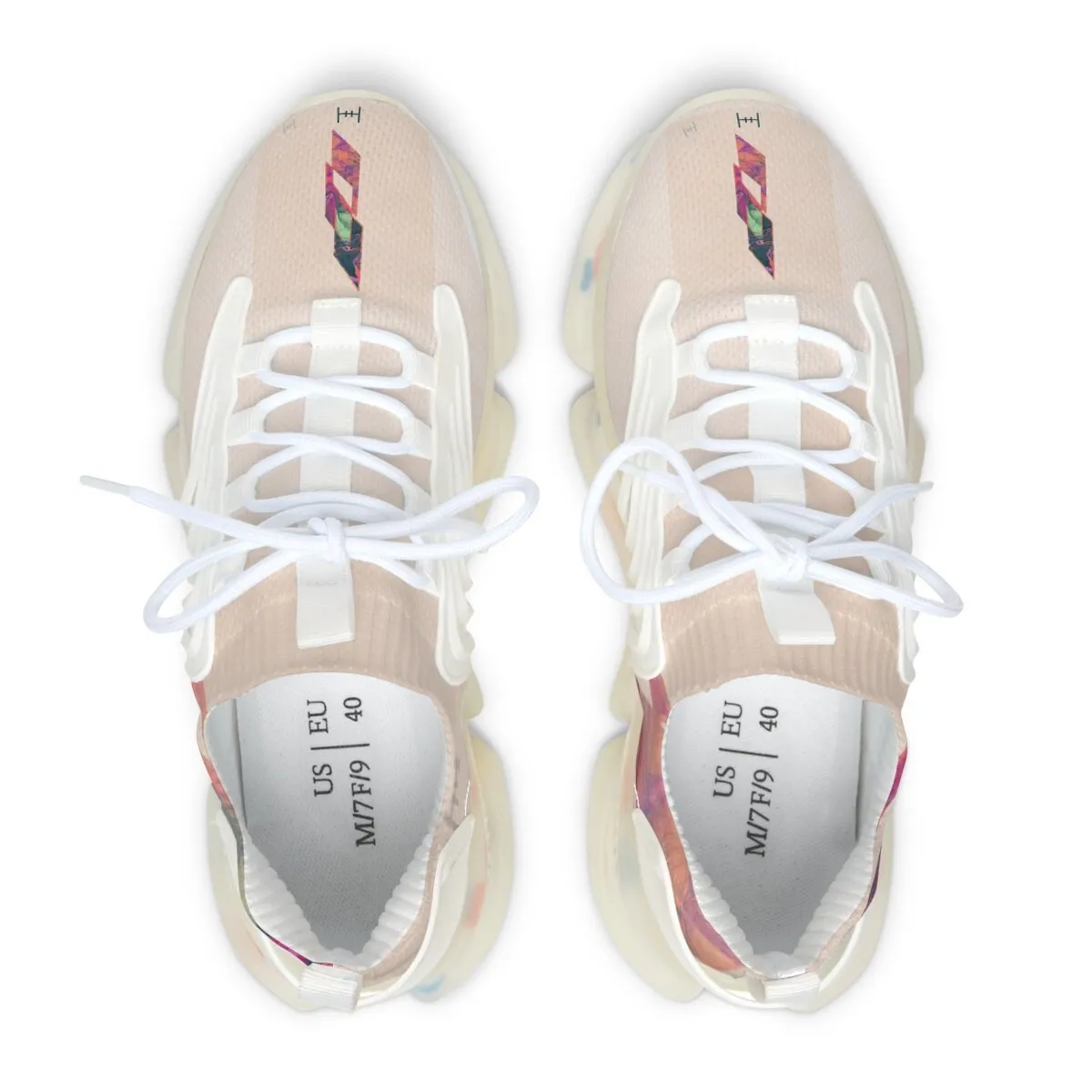 Mango Tango Cream Mesh Sneakers